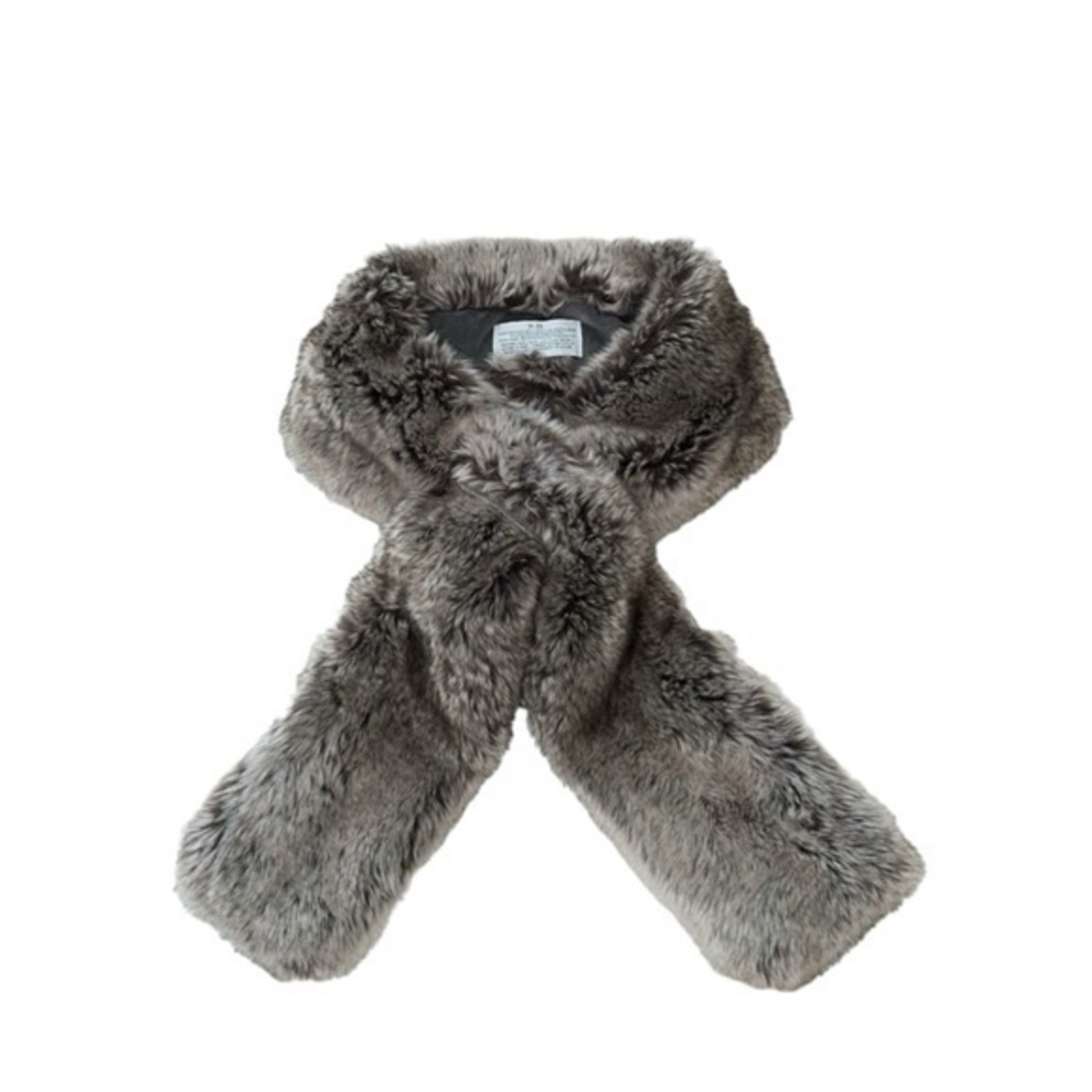 Restoration Hardware Mink Luxe Vegan Faux Fur Scarf